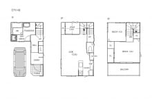 建物プラン例（プランB）【２ＬＤＫ＋タタミコーナー】・対面式キッチンタイプ　建物価格1，900万円（税込）　建物面積85.17m2(間取)